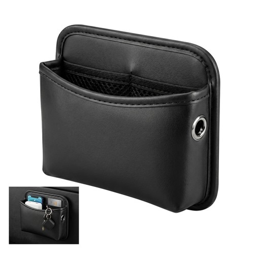 Organizer auto pelle nera - in,