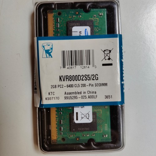 Ram kingston 2gb ddr2 - 2gb, 800mhz