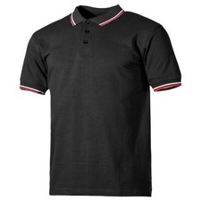 Pro Company Polo Uomo Atletico Sport Outdoor Excersise Casuale Tattico Nero