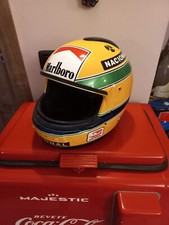 CASCO INTEGRALE SENNA AYRTON SENIGNA REPLICA SENZA VISIERA USED