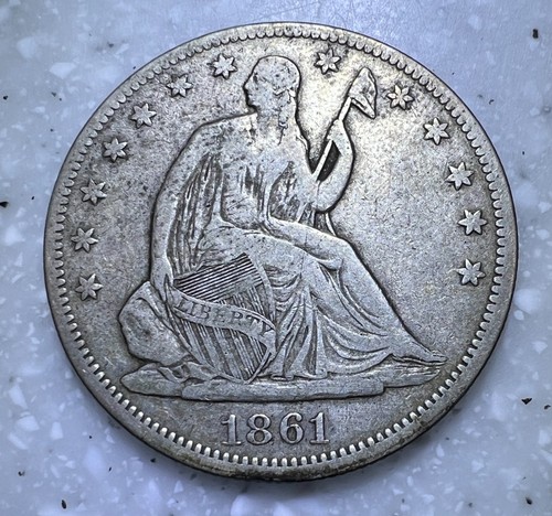 Mezzo dollaro liberty 1861 50c - dollaro,