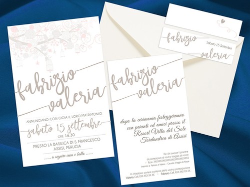 Partecipazioni nozze wedding - nozze,