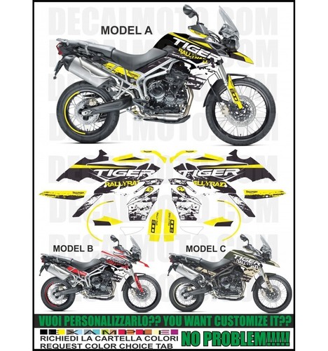 Adesivi tiger 800 2010 - 2010,