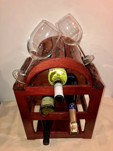 Cantinetta porta vino legno - in,