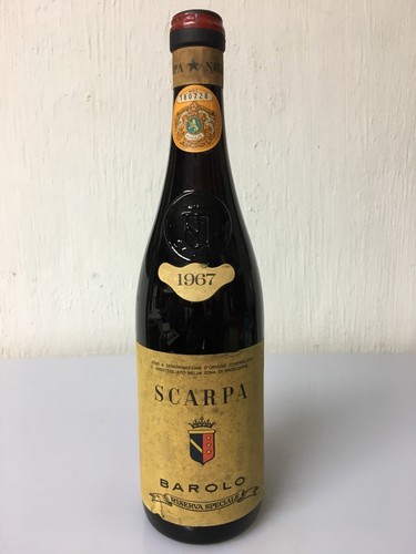 Barolo riserva speciale - riserva, 1967