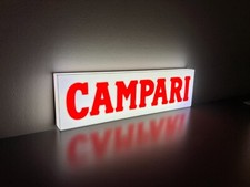 Insegna targa luminosa Campari Soda Camparisoda lighted sign 45cm led Martini