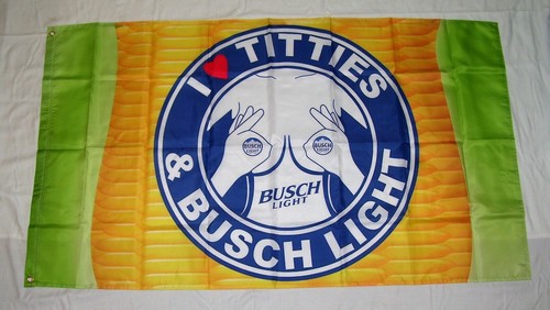 Busch light bandiera - light, 3'x5'