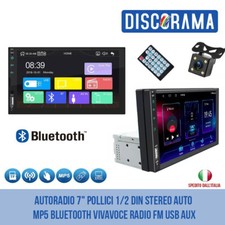 AUTORADIO 7" POLLICI 1/2 DIN