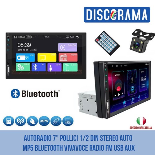 Autoradio pollici 2 - 7", 1/2