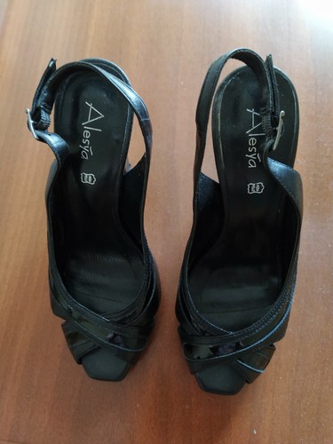 Sandali donna pelle con - in,