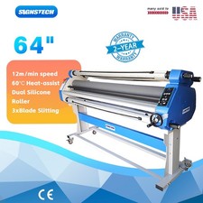 Laminatore a caldo freddo automatico 1630 mm 64" rotolo termoassistito laminazione+taglio+BONUS