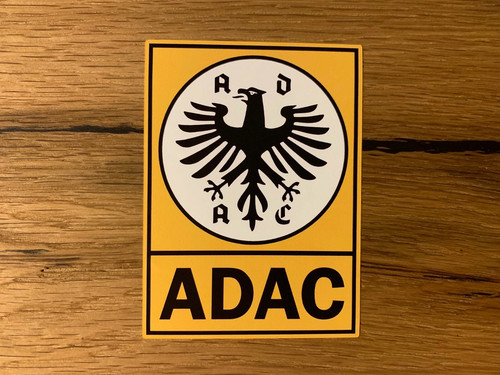 Adac adesivo targa - targa, automobile