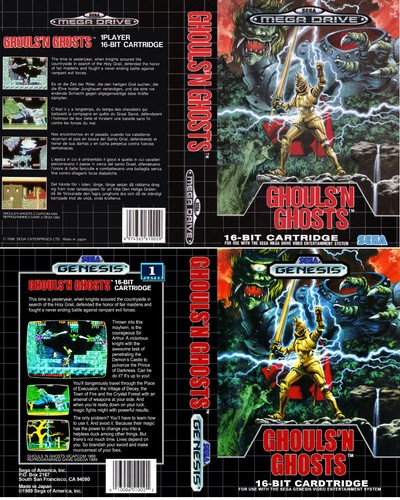 Ghouls ghosts megadrive - -,
