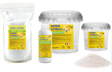 ACIDO CITRICO Detergente Ecologico Vegano Gluten Free- 100% Puro Biodegradabile