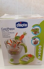 Chicco Cuoci Pappa Easy Meal taglia, cuoce a vapore, frulla. Ideale Svezzamento 