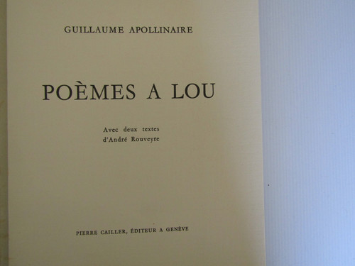 Poèmes lou guillaume - poèmes, à