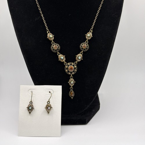 Set orecchini collana goccia - , y
