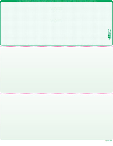 Stock carta assegni vuota - ,