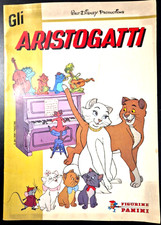 GLI ARISTOGATTI Album con 32 figurine Panini 1980 Walt Disney Productions