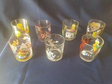 BICCHIERI NUTELLA FERRERO VARI TEMI 