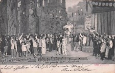 23-72C) CARTOLINA OPRE PAGLIACCI ATTO I ALTEROCCA TERNI GRANDE SPETTACOLO VG