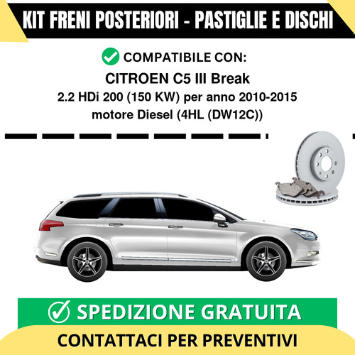 Kit freni posteriori per - kit,