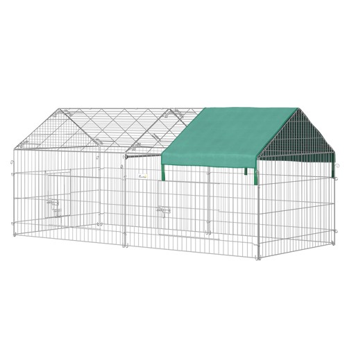 Pawhut recinto per animali con - recinto,