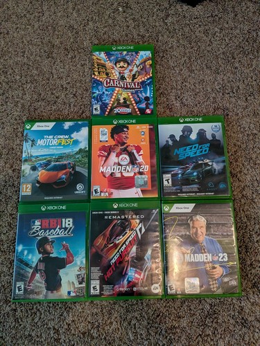 Xbox games barely used - 7,