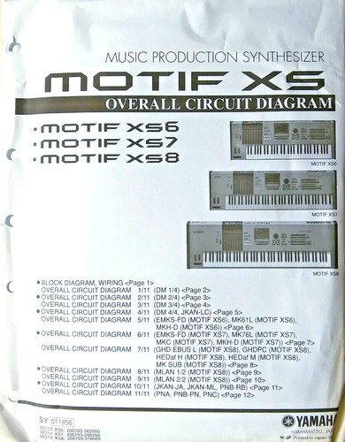 Yamaha motif xs6 xs7 - xs6,