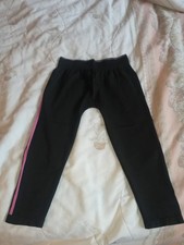 leggings sportivi da donna Golden Lady Play di colore nero con dettagli a righe