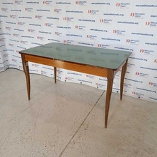 Tavolo da Pranzo Vintage in Stile Piano Formica Azzurra Italia Design Anni 60
