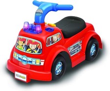 FISHER PRICE Primi Passi Cavalcabile Camion dei Pompieri
