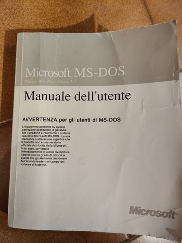 Manuale dos 0 originale - dos, 5.0