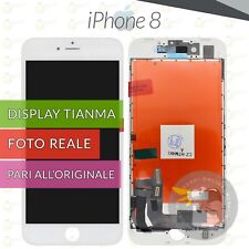 DISPLAY APPLE IPHONE 8 8G SCHERMO LCD VETRO TOUCH SCREEN BIANCO PARI A ORIGINALE