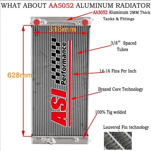 652621 row aluminum radiator - 2,