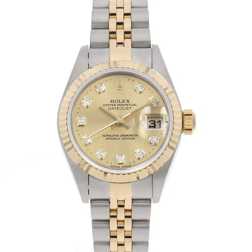 Rolex datejust 10p diamond - rolex,