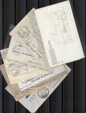 LOTTO DI  TREDICI CORRISPONDENZE PRIGIONIERI DI GUERRA VARI CAMPI 1943-1945