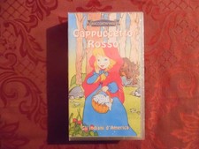 Cappuccetto Rosso - Gli Indiani d'America (Raccontafiabe) - VHS Vega Video NUOVA