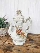 Brocca Capodimonte Vintage, Vaso con Coperchio, Italia LCS R.Capodimonte Porcellana 