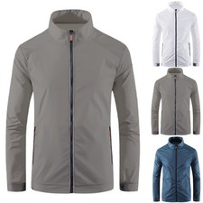 Comodo Moda Uomo Cappotto Sportivo Giacca Impermeabile Abbigliamento Protezione