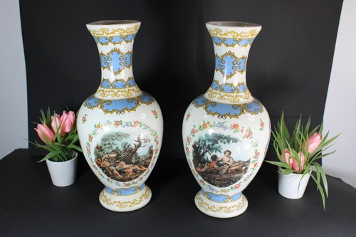 Coppia vasi vintage porcellana - vintage,
