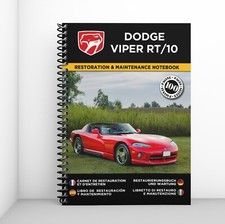 DODGE VIPER RT/10 : Libretto Di Restauro E Manutenzione - CONSEGNA GRATUITA