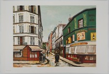 Maurice utrillo rue seveste - utrillo,