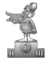 10 Euro Asterix Ai Giochi Olimpici Formato 3D Francia Argento PP 2024