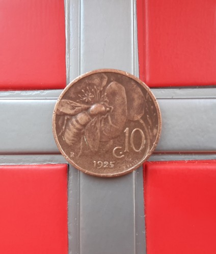 Centesimi 1925 - 10, (ape)
