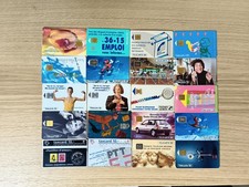 20 Schede Telefoniche Estere Francia