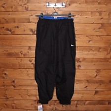 Pantalone Tuta NIKE Usato (Cod.EBAY1942) Taglia: L Unisex Nero made India Nylon