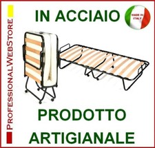 BRANDINE PIEGHEVOLI LETTI LETTINO EMERGENZA BRANDA OSPITI BRANDINA + MATERASSO