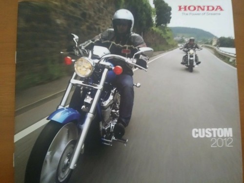 Honda moto custom - honda, 2012