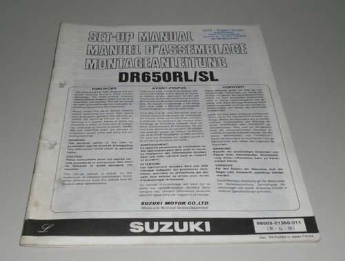 Istruzioni montaggio suzuki - istruzioni,